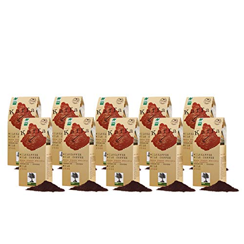 ORIGINAL FOOD Wildkaffee "Kaffa", mild, gemahlen (250 g) - Bio, 10er Pack von Original Food