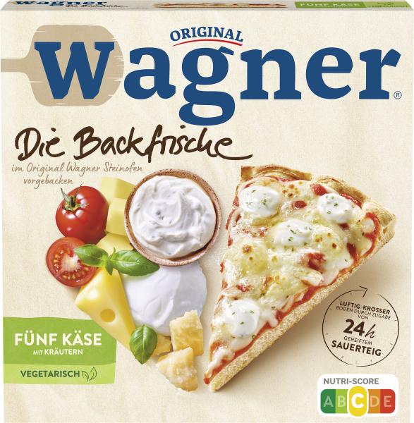Original Wagner Die Backfrische Fünf Käse mit Kräutern von Original Wagner