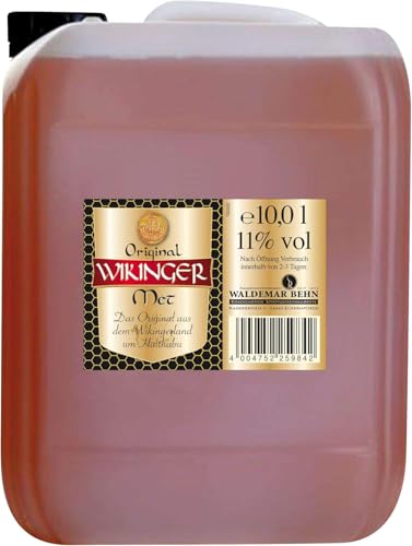 Original Wikinger Met | 1 x 10l im Kanister | Honigwein aus der historischen Ursprungsregion in Norddeutschland | fruchtig aromatisch | Das Original Original Wikinger Met | 1 x 10l im Kanister | Honigwein aus der historischen Ursprungsregion in Norddeutschland | fruchtig aromatisch | Das Original von Original Wikinger Met