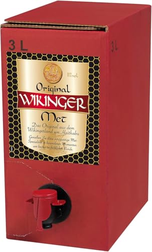 Wikinger | Original Wikinger Met | 1x3L | Bag in Box |Honigwein aus dem Wikingerland Haithabu | fruchtig aromatisch | Das Original von Original Wikinger Met