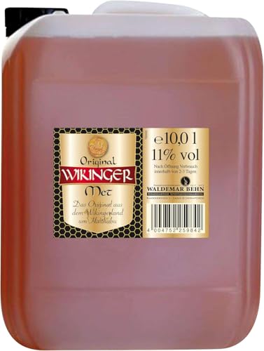 Wikinger | Original Met | 1 x 10l im Kanister | Honigwein aus der historischen Ursprungsregion in Norddeutschland | fruchtig aromatisch | Das Originall von Original Wikinger Met