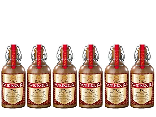 Wikinger Met | Roter Met | 6 x 500ml | Im Tonkrug von Original Wikinger Met