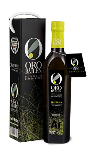 ORO BAILÉN-ARBEQUINA-FLASCHE 500 ML MIT KORDELGRIFF von olivaoliva