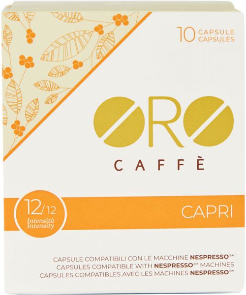 Oro Caffe Capri Nespresso®*-kompatible Kapseln von Oro Caffè