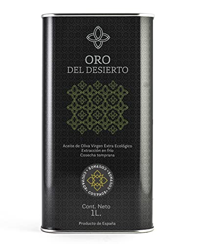 ORO DEL DESIERTO - Spanisches Natives Olivenöl Extra (Coupage der Sorten Arbequina, Hojiblanca und Picual) - 1 Liter Dose ORO DEL DESIERTO - Spanisches Natives Olivenöl Extra (Coupage der Sorten Arbequina, Hojiblanca und Picual) - 1 Liter Dose von Oro del Desierto
