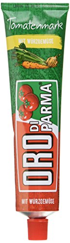 ORO di Parma Tomaten Mark mit Würzgemüse, 15er Pack (15 x 200 g Tube) von Oro di Parma