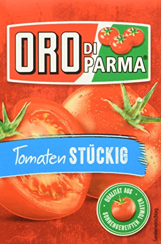 ORO di Parma Tomaten stückig, 16er Pack (16 x 400 g Packung) von Oro di Parma