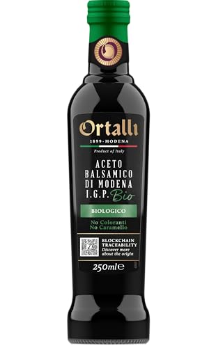 Ortalli - Bio-Balsamico-Essig Casa Maranello | Niedrige Dichte | Ideal für Salate und Marinaden | Ohne Farbstoffe und Konservierungsmittel | 250 ml Flasche Ortalli - Bio-Balsamico-Essig Casa Maranello | Niedrige Dichte | Ideal für Salate und Marinaden | Ohne Farbstoffe und Konservierungsmittel | 250 ml Flasche von Ortalli