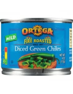Ortega Feuergeröstete gewürfelte grüne Chili milde 113 ml Ortega Feuergeröstete gewürfelte grüne Chili milde 113 ml von Ortega