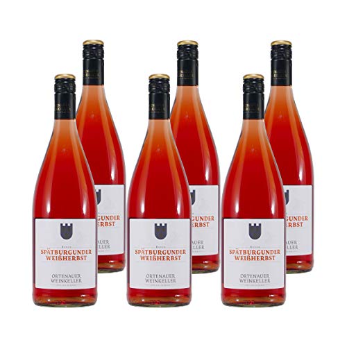 Spätburgunder Weißherbst Roséwein Baden (6 x 1,0L) von Ortenauer Weinkeller