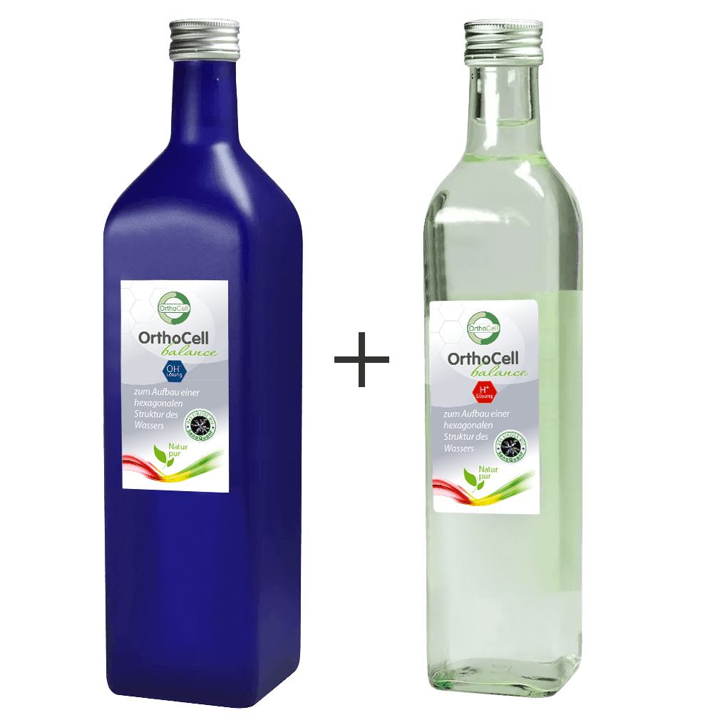 Balance OH⁻ Lösung & Balance H⁺ Lösung (je 1 Liter) von OrthoCell AG