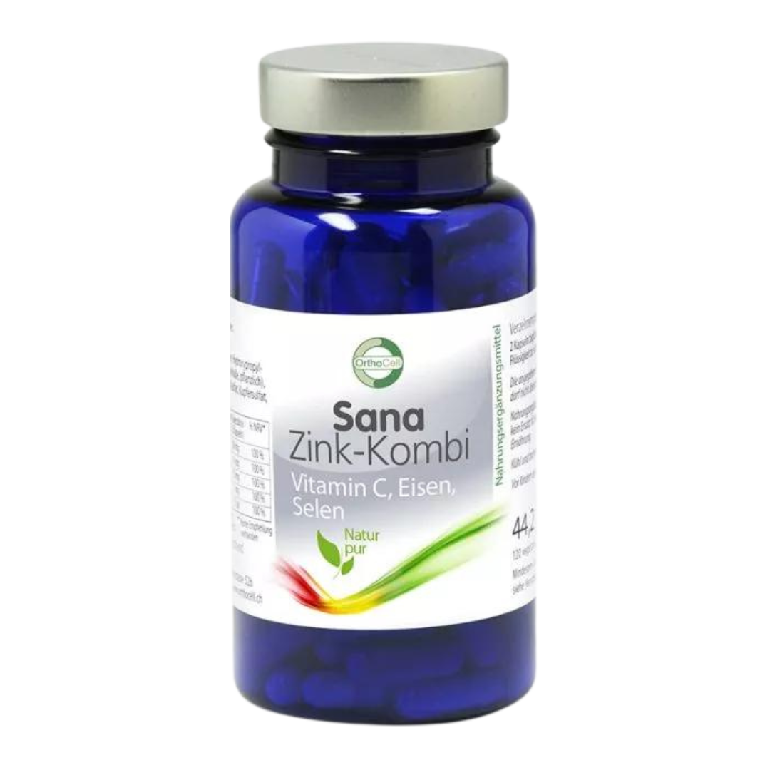 SanaZink Kombi — Zink Eisen Selen und Vitamin C SanaZink Kombi — Zink Eisen Selen und Vitamin C von OrthoCell AG