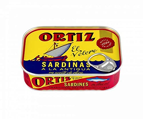 Altsardinen in Olivenöl 140g Ortiz (Pack 20 Stück) von Ortiz