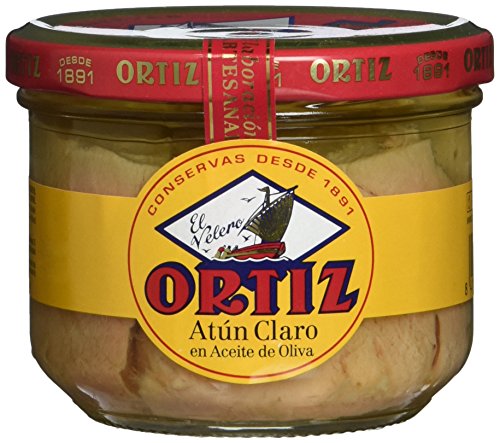 Conservas Ortiz Atún Claro feinster Gelbflossen-Thunfisch in Olivenöl, 1er Pack (1 x 220 g) von Ortiz