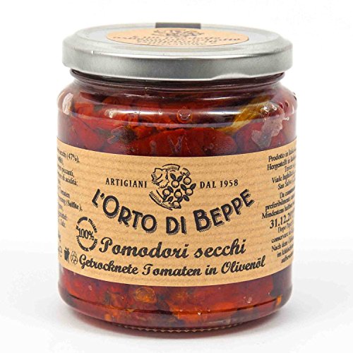 Getrocknete Tomaten in Olivenöl 314 ml. - L'Orto di Beppe von Orto di Beppe