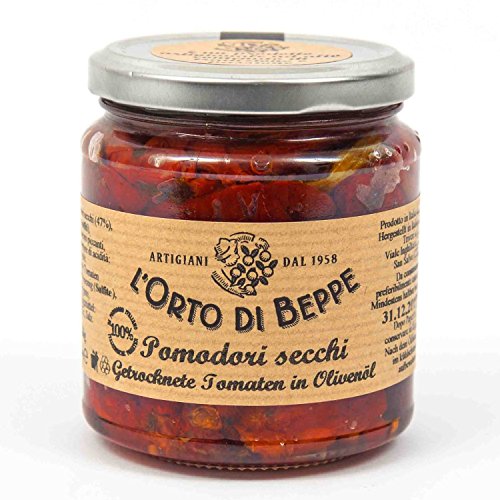Getrocknete Tomaten in Olivenöl 314 ml. - L'Orto di Beppe Getrocknete Tomaten in Olivenöl 314 ml. - L'Orto di Beppe von Orto di Beppe
