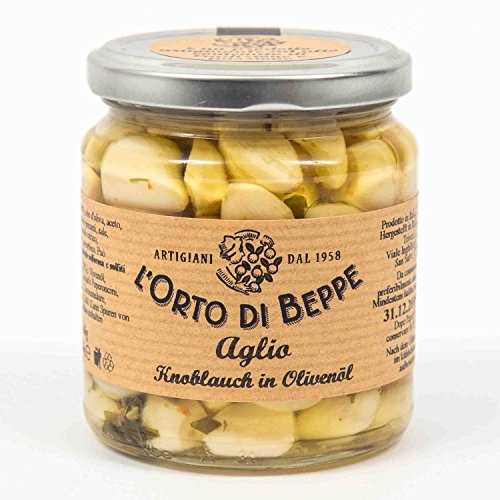 Knoblauch in Olivenöl 314 ml. - L'Orto di Beppe von Orto di Beppe