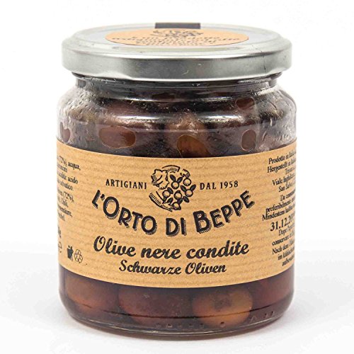 Schwarze Oliven 314 ml. - L'Orto di Beppe von Orto di Beppe