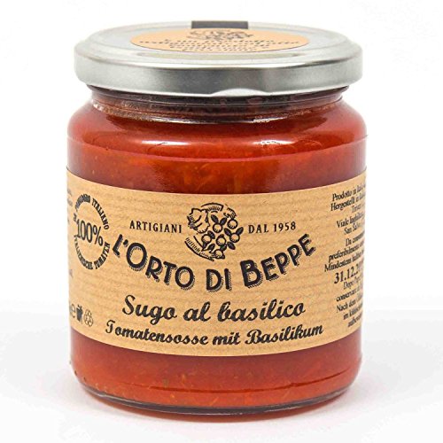Tomatensosse mit Basilikum 314 ml. - L'Orto di Beppe von Orto di Beppe
