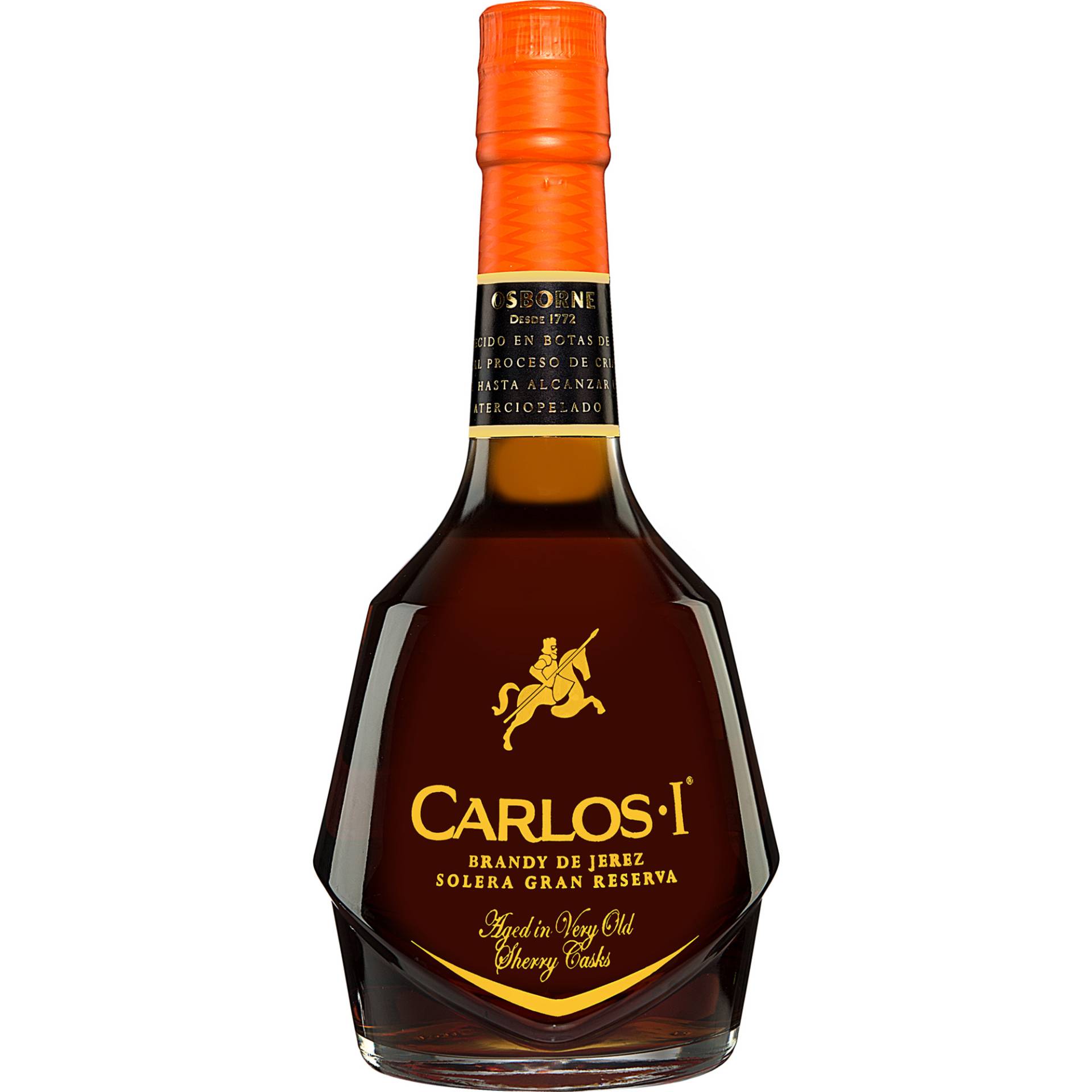 Brandy »Carlos I« Solera Gran Reserva - 0,7 L.  0.7L 40% Vol. Brandy aus Spanien von Osborne