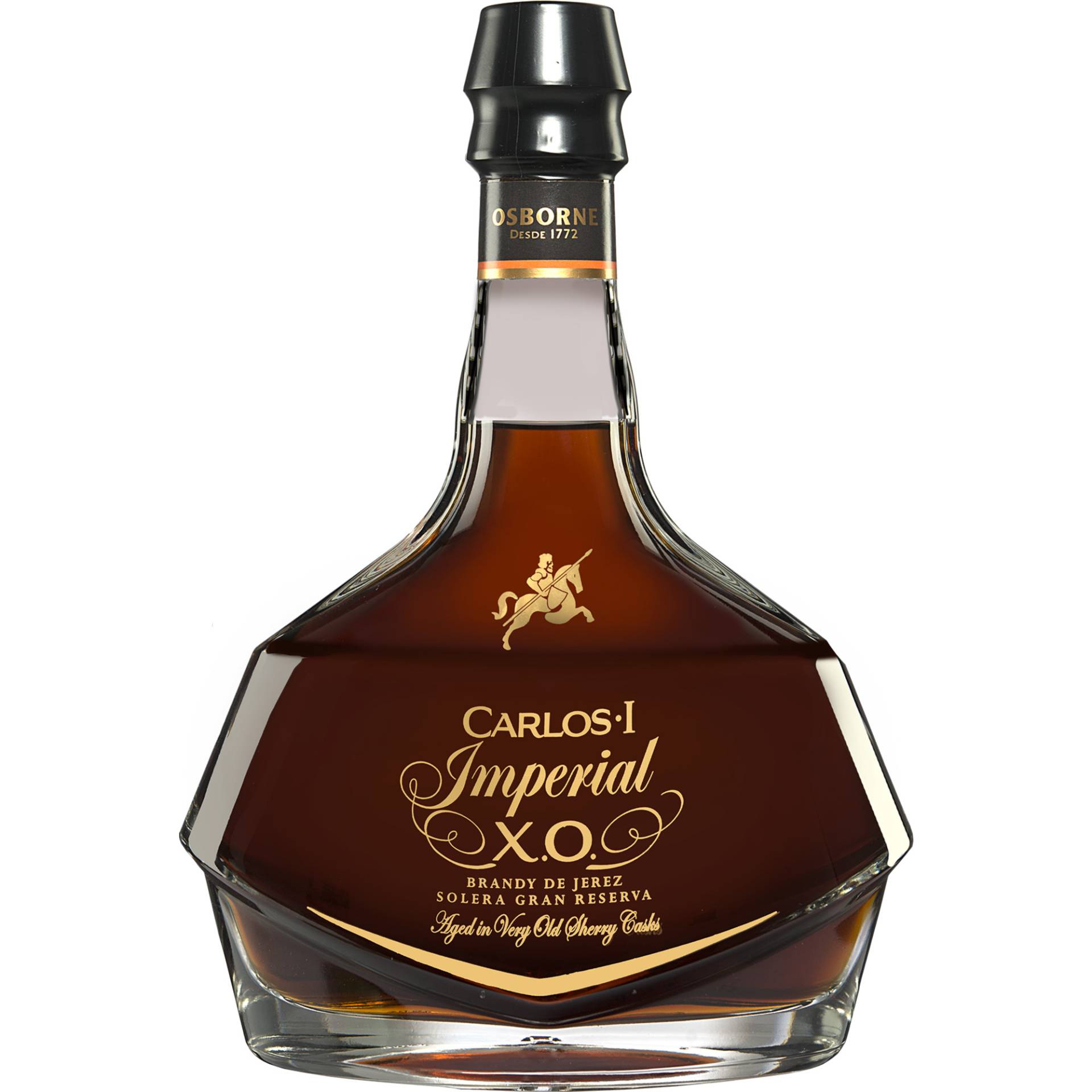 Brandy »Carlos I Imperial X.O.« Solera Gran Reserva - 0,7 L. 0.7L 40% Vol. Brandy aus Spanien Brandy »Carlos I Imperial X.O.« Solera Gran Reserva - 0,7 L. 0.7L 40% Vol. Brandy aus Spanien von Osborne
