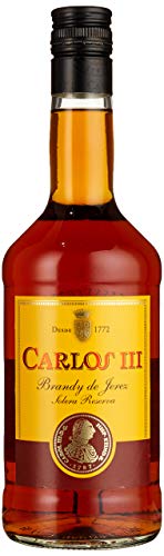 Carlos III Brandy de Jerez – Solera Reserva aus dem Hause Osborne in Spanien, gereift in Solera-Fässern mit 36% vol. (1 x 0,7l) von Osborne