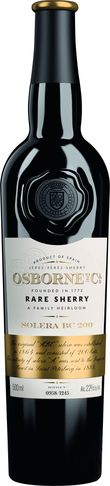 Osborne »RARE« Sherry Oloroso Solera BC 200 von Osborne