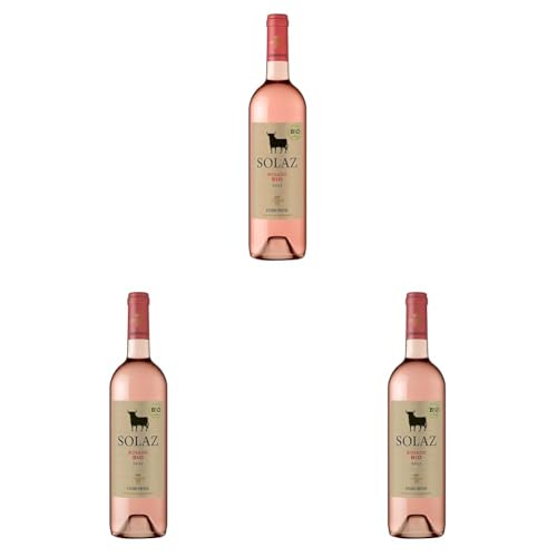 Osborne Solaz Rosado BIO Trocken - Fruchtiger Roséwein aus Spanien in Bio-Qualität mit 11% vol. (1 x 0,75l) (Packung mit 3) von Osborne