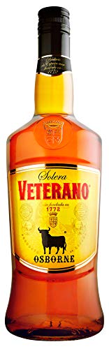 Osborne Veterano 30% vol. – Hochwertige Spirituose aus Spanien hergestellt nach dem Solera-Verfahren (1 x 1,0l) von Osborne