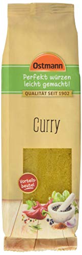 Ostmann Curry 5 x 80 g Currypulver indische Gewürz-Mischung, Curry-Gewürz, für leckeres indisches oder asiatisches Curry, Nudeln, Reis & Wok-Gemüse, Menge: 5 Stück von Ostmann