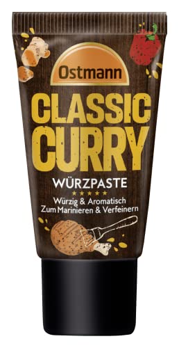 Ostmann Gewürze - Classic Curry Würzpaste | Zum Marinieren & Verfeinern von Grillfleisch, Gemüse und Salatdressings | 55 g Tube von Ostmann Gewürze
