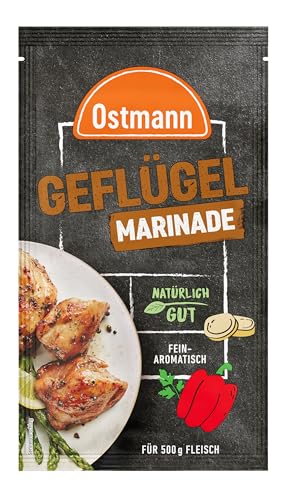 Ostmann Gewürze – Geflügel Marinade, flüssige Grillmarinade für Hähnchen & Pute, Gewürzmischung für 500 g Geflügelfleisch, ideal zum Grillen & Verfeinern von Speisen, 60 ml, 1 Stück (1er Pack) Ostmann Gewürze – Geflügel Marinade, flüssige Grillmarinade für Hähnchen & Pute, Gewürzmischung für 500 g Geflügelfleisch, ideal zum Grillen & Verfeinern von Speisen, 60 ml, 1 Stück (1er Pack) von Ostmann