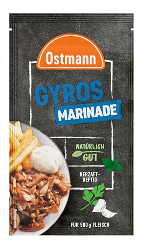 Ostmann Gewürze – Gyros Marinade, flüssige Grillmarinade für Rind- & Schweinefleisch, Gewürzmischung für 500 g Fleisch, ideal zum Grillen & Verfeinern von Speisen, 60 ml, 1 Stück (1er Pack) Ostmann Gewürze – Gyros Marinade, flüssige Grillmarinade für Rind- & Schweinefleisch, Gewürzmischung für 500 g Fleisch, ideal zum Grillen & Verfeinern von Speisen, 60 ml, 1 Stück (1er Pack) von Ostmann