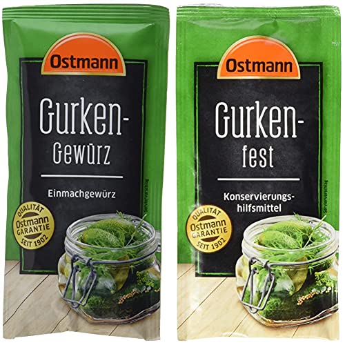 Ostmann Gurken Gewürz, 9er Pack (9 x 30 g) & st, 15 g von Ostmann Gewürze