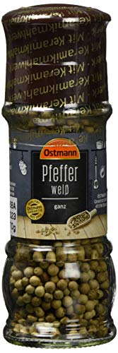 Ostmann Pfeffer weiß ganz, 1er Pack (1 x 70 g) von Ostmann Gewürze