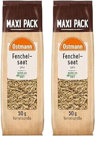 Fenchelsaat ganz (Packung mit 2) von Ostmann