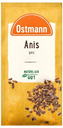 Ostmann Gewürze - Anis ganz | Ungemahlener Anis, ideal für Anistee | 15 g im Beutel Ostmann Gewürze - Anis ganz | Ungemahlener Anis, ideal für Anistee | 15 g im Beutel von Ostmann