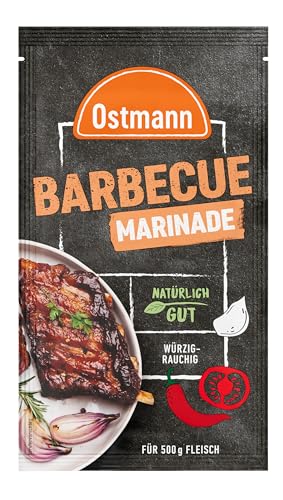 Ostmann Gewürze – Barbecue Marinade, flüssige Grillmarinade, würzig-rauchiger Geschmack, Gewürzmischung für 500 g Fleisch, ideal zum Grillen & Verfeinern von Speisen, 60 ml von Ostmann