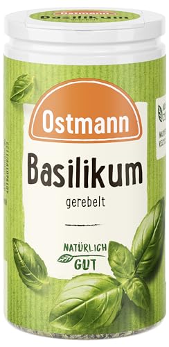 Ostmann Basilikum gerebelt, 4er Pack (4 x 13 g) (Verpackungsdesign kann abweichen) von Ostmann