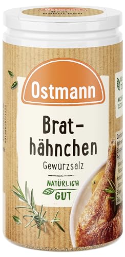 Ostmann Brathähnchen Gewürzsalz, 4er Pack (4 x 50 g) (Verpackungsdesign kann abweichen) von Ostmann