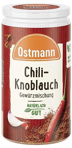 Ostmann Chili und Knoblauch Gewürzmischung, 4er Pack (4 x 40 g) (Verpackungsdesign kann abweichen) von Ostmann