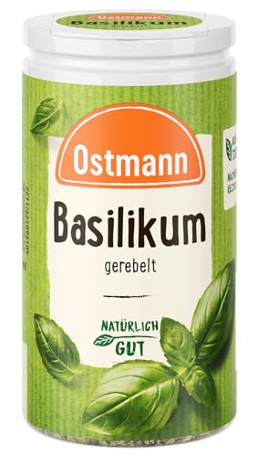 Ostmann Gewürze - Basilikum gerebelt | Nachfüllbare & recyclebare Verpackung | 12.5 g in der Streudose von Ostmann