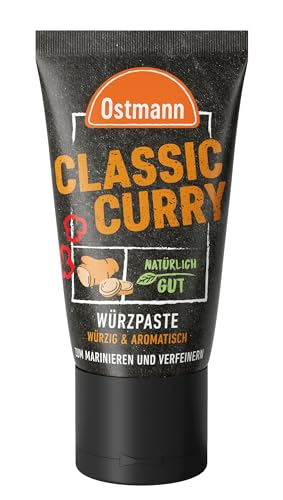 Ostmann Gewürze - Classic Curry Würzpaste | Zum Marinieren & Verfeinern von Grillfleisch, Gemüse und Salatdressings | 55 g Tube Ostmann Gewürze - Classic Curry Würzpaste | Zum Marinieren & Verfeinern von Grillfleisch, Gemüse und Salatdressings | 55 g Tube von Ostmann