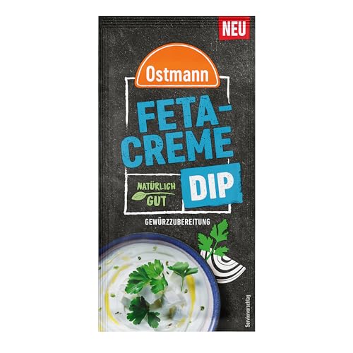 Ostmann Gewürze - Fetacreme Dip Gewürz | Gewürzmischung für griechische Hirtenkäse-Dips | Für selbstgemachte Dips | 100 % natürlichen Zutaten | 8 g im Beutel von Ostmann