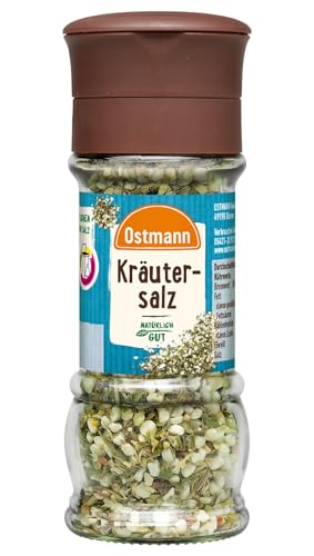 Ostmann Gewürze - Kräutersalz Mühle | Mischung aus Speisesalz, Tomaten und ausgewählten Kräutern | Ideal zu Frischkäse oder Quark | 70 g in der Mühle Ostmann Gewürze - Kräutersalz Mühle | Mischung aus Speisesalz, Tomaten und ausgewählten Kräutern | Ideal zu Frischkäse oder Quark | 70 g in der Mühle von Ostmann
