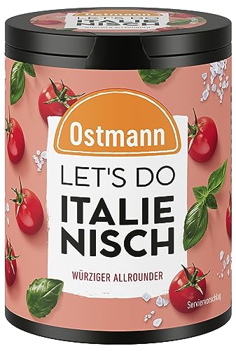Ostmann Gewürze - Let's Do Italienisch | Gewürzzubereitung für italienische Pasta oder Bruschetta | Würziger Allrounder mit Oregano und Knoblauch | 60 g in recyclebarer Metalldose Ostmann Gewürze - Let's Do Italienisch | Gewürzzubereitung für italienische Pasta oder Bruschetta | Würziger Allrounder mit Oregano und Knoblauch | 60 g in recyclebarer Metalldose von Ostmann