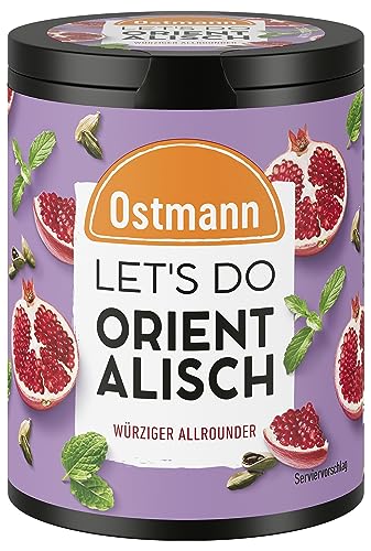 Ostmann Gewürze - Let's Do Orientalisch | Gewürzzubereitung für Couscous, Reis- oder Fleischgerichte | Würziger Allrounder mir Kreuzkümmel, Zimt und Koriander | 60 g in recyclebarer Metalldose von Ostmann