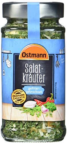 Ostmann Gewürze – Salatkräuter gefriergetrocknet, aromatischer Kräuter-Mix für Salate, Soßen und mehr, ideal auch für Geflügel und Fischgerichte, 3 x 24 g von Ostmann