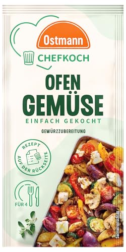 Ostmann Gewürze x Chefkoch - Ofengemüse Gewürzzubereitung | Abgestimmt auf 4 Portionen | Inklusive Schritt-für-Schritt-Rezept und Mengenangaben | 14 g im Beutel Ostmann Gewürze x Chefkoch - Ofengemüse Gewürzzubereitung | Abgestimmt auf 4 Portionen | Inklusive Schritt-für-Schritt-Rezept und Mengenangaben | 14 g im Beutel von Ostmann