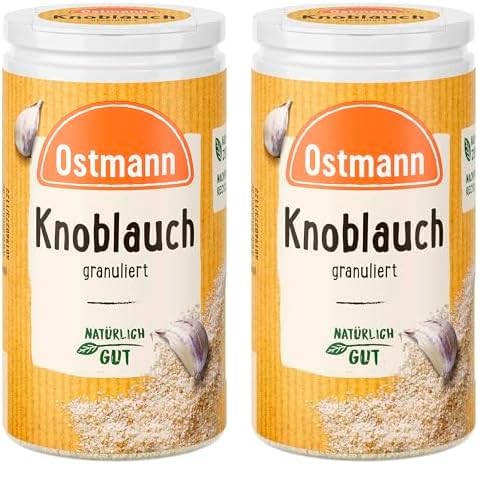 Ostmann Knoblauch granuliert 50 g Knoblauch zum Würzen von herzhaften Gerichten Menge: 1 Stück (Packung mit 2) von Ostmann
